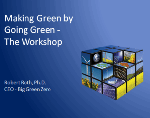 Making Green by Going Green
