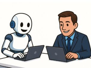 AI Robot and Copywriter